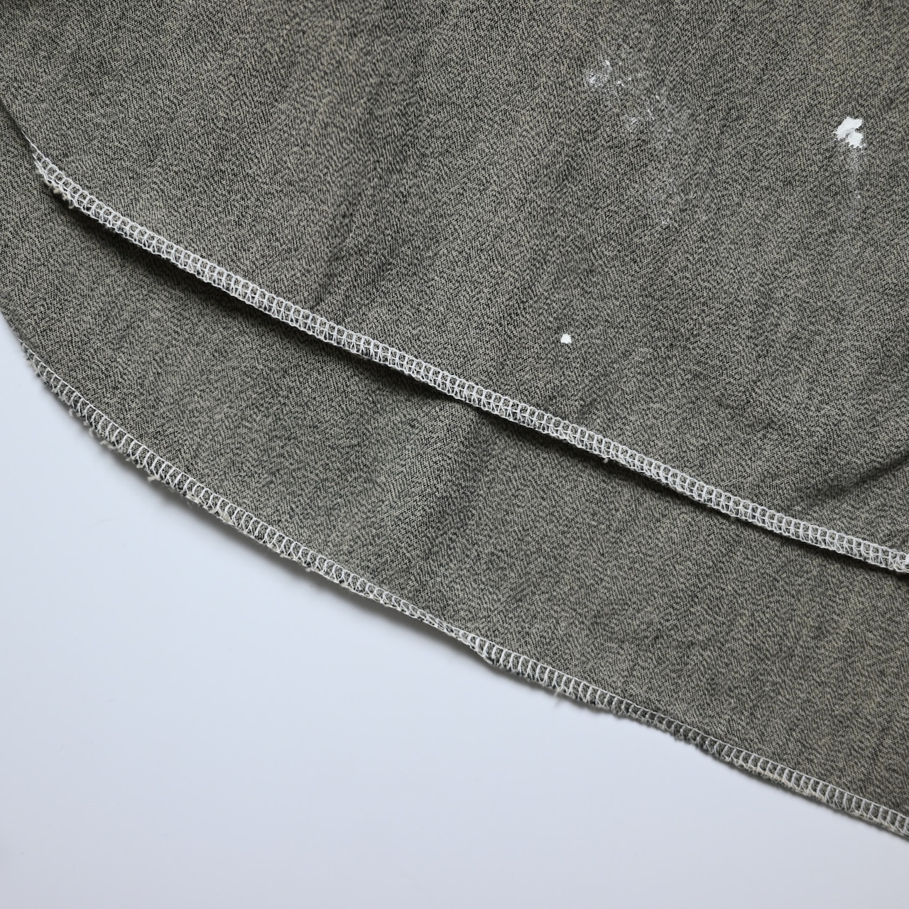 INTERIM / MILK PAINT VINTAGE WASH BLACK SHUTTLE CHAMBRAY HYPER BIG US NAVY WORK SHIRT TYPE2