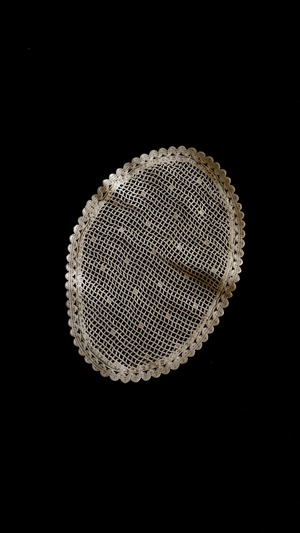 vintage doily Ivory Lattice