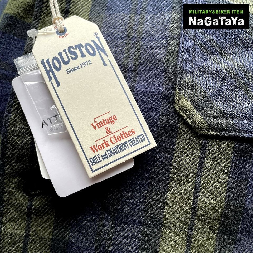 HOUSTON ヒューストン UK CHECK RAISED COVERALL チェックライズ