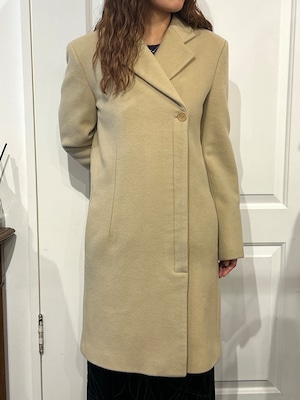 ARMANI / vintage single breasted coat.