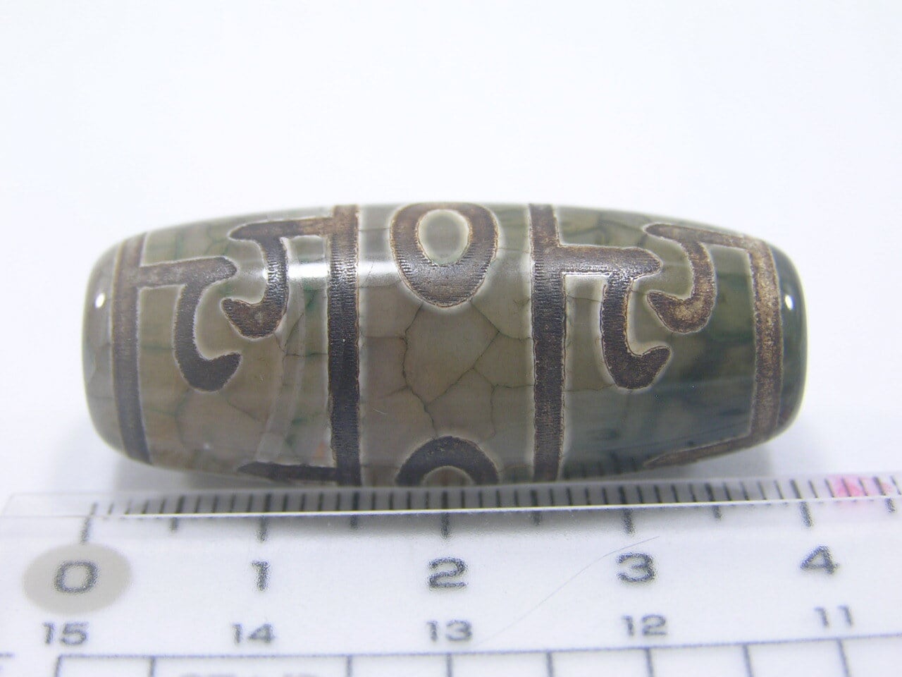 蓮師法器天珠（れんしほうきてんじゅ）・瑪瑙・魔除け 邪気除け ・開運