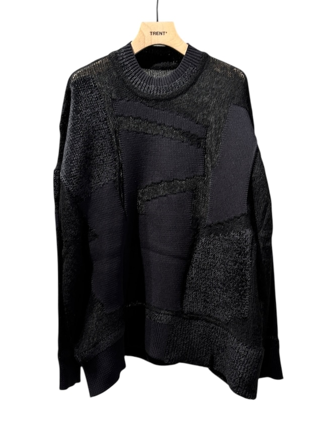 【25AW】Mame Kurogouchi マメ クロゴウチ / "Katachi" Motif Knited Top