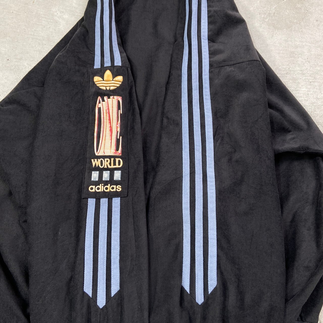 80年代 チュニジア製 adidas アディダス トラックジャケット ベロア 