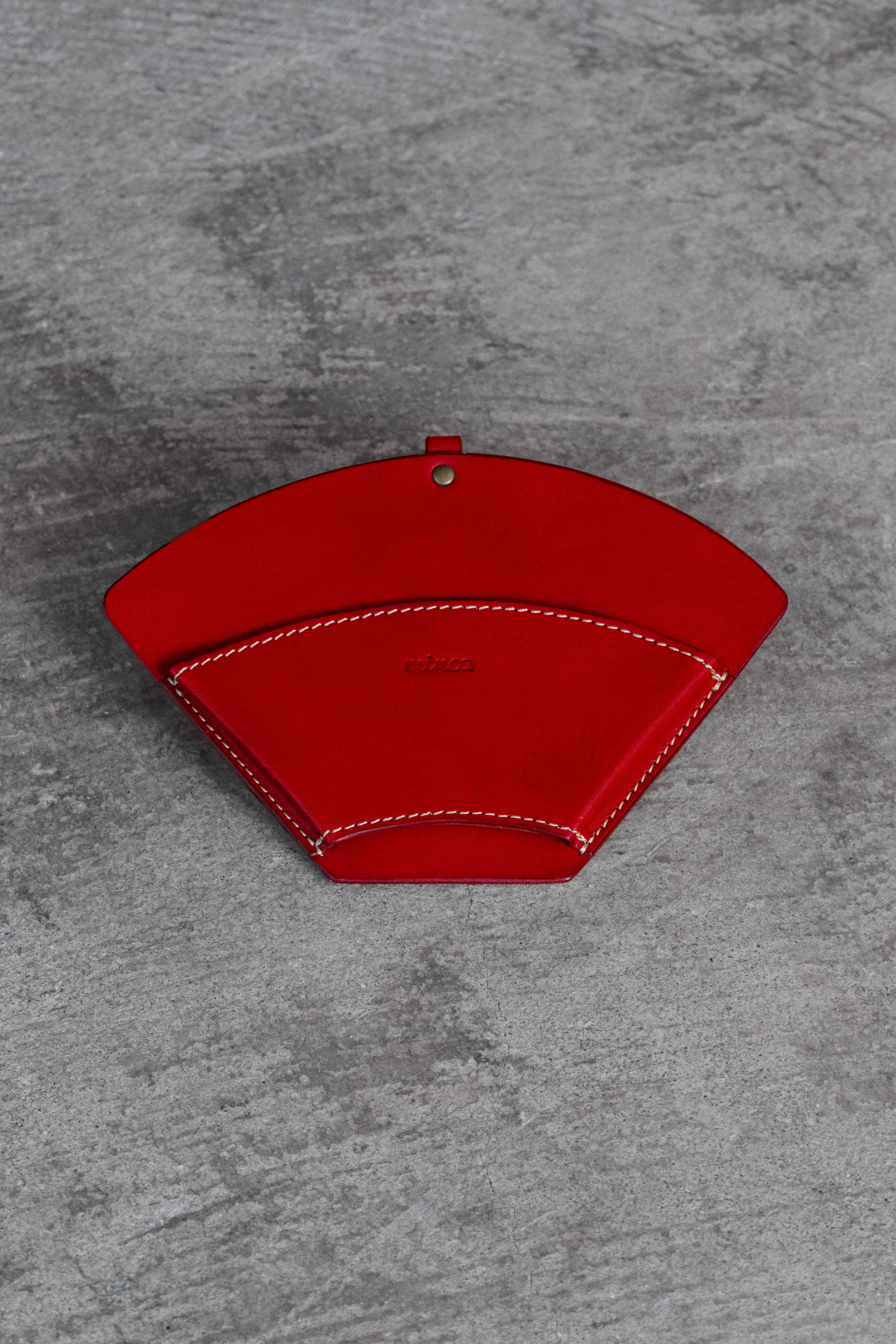 Coffee filter case | 高級皮革ならminca｜栃木レザーのバッグ 財布