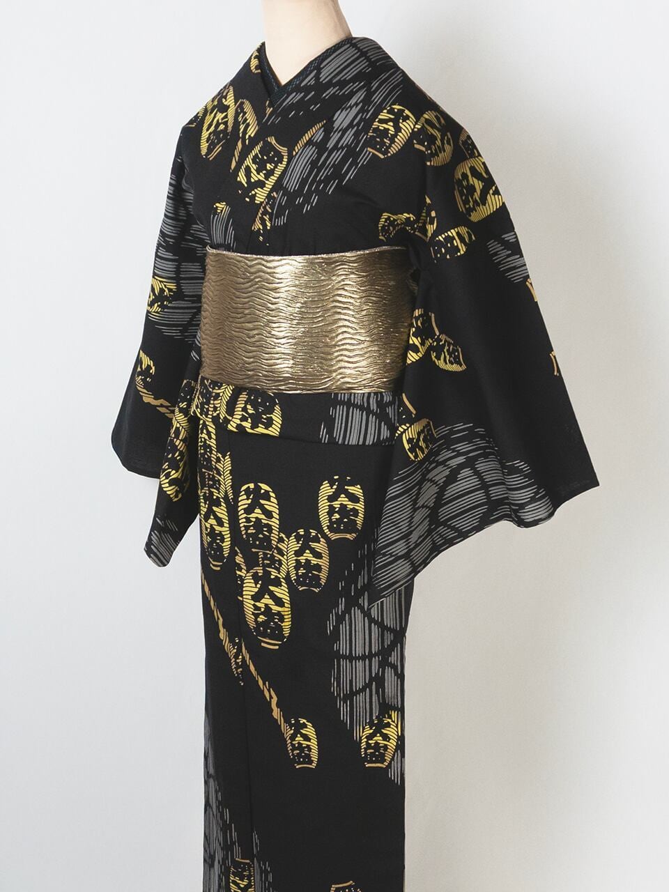 RumiRock 反物 ゆかた 「長谷川平蔵」 [A956] | Rumi Rock Store
