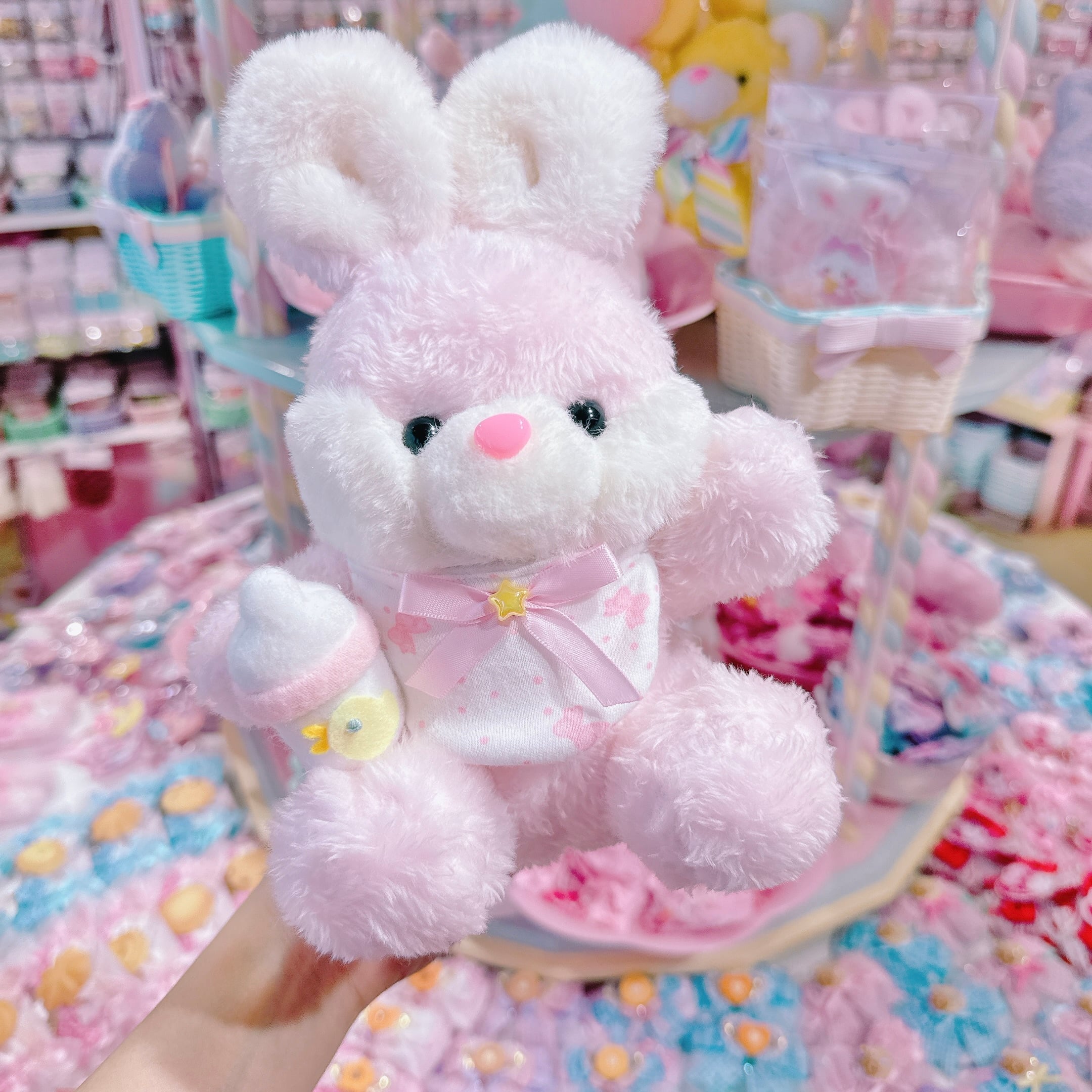 【あにあーる】うさぎベビーぬいぐるみPK（座）