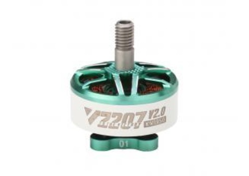 T-MOTOR VELOX  2207-1750/1950KV motor White/Green V2.0 1pcs