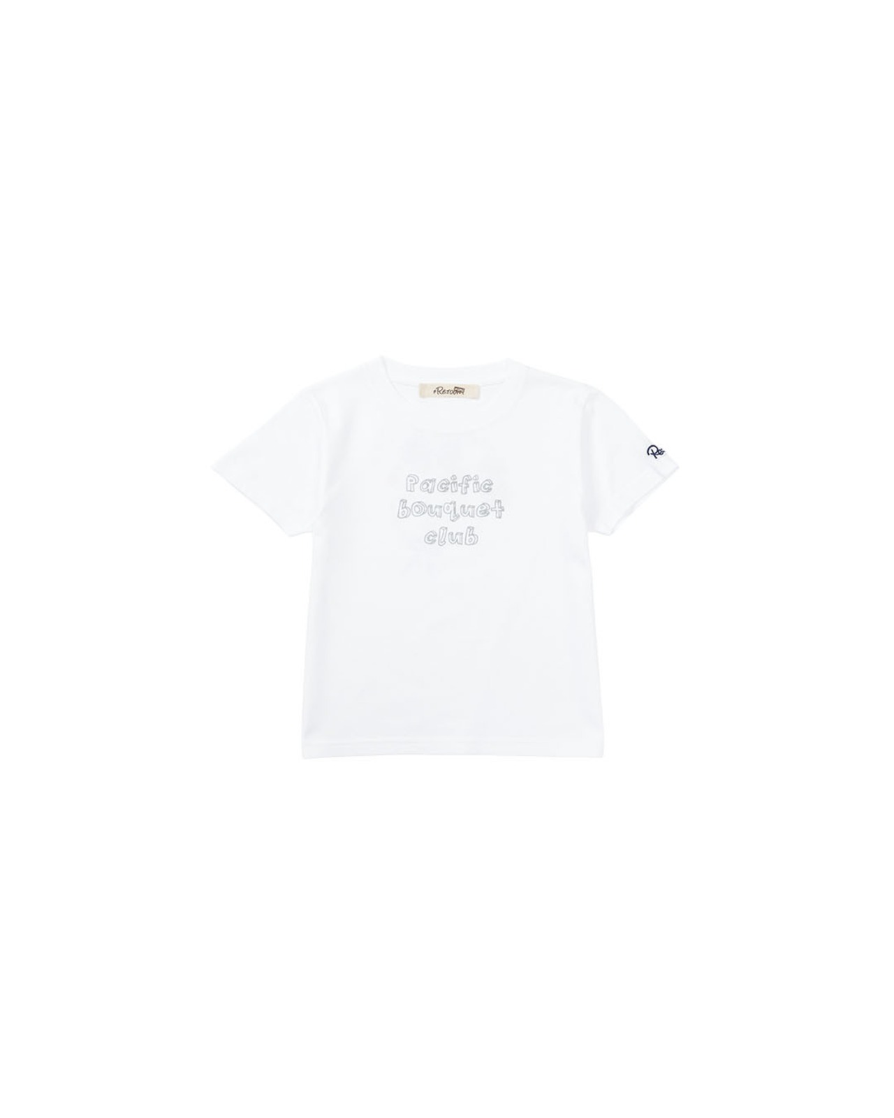 【mini】HAND DRAWN BOUQUET PRINT T-SHIRTS［RKC015］