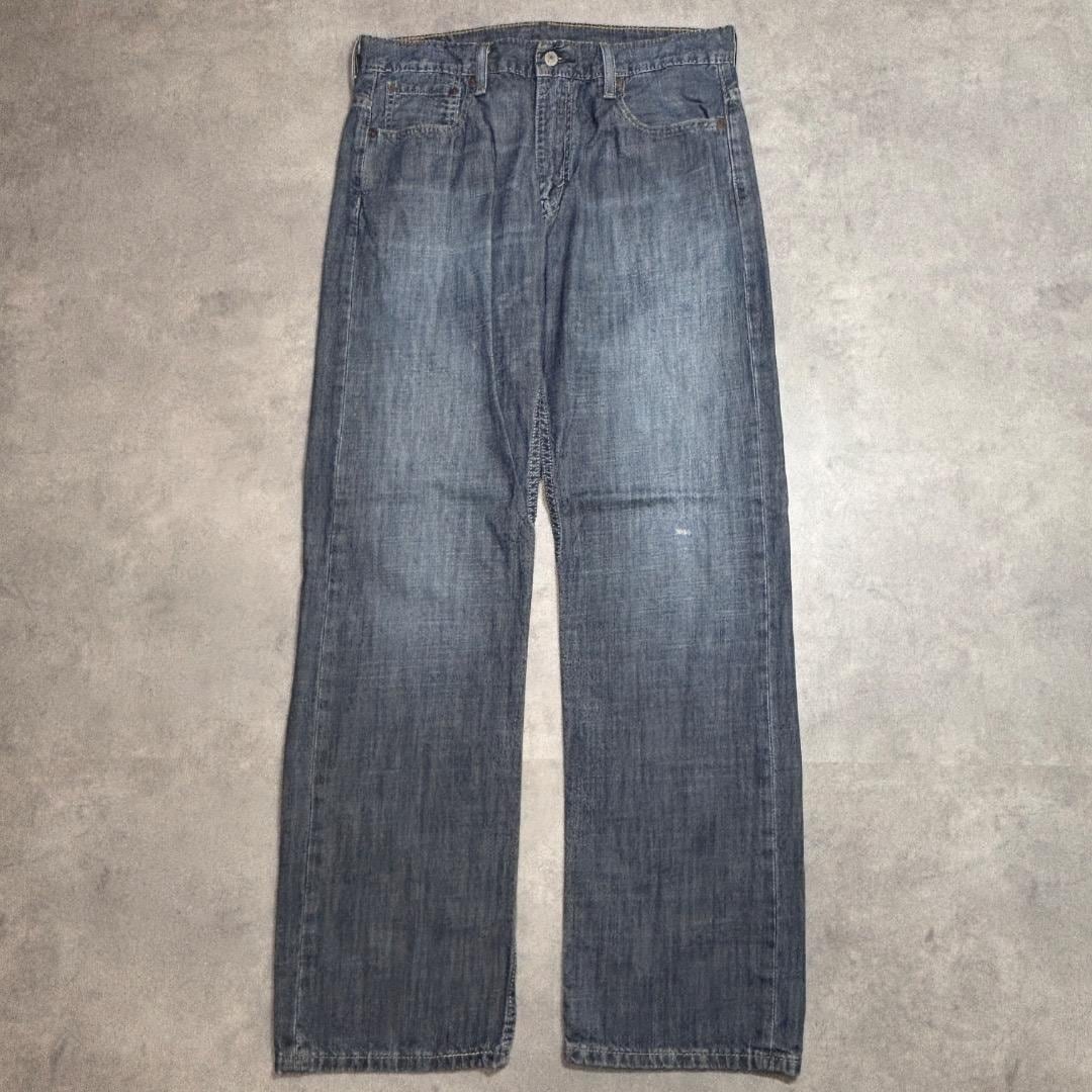 リーバイス569 Levis W32 ブルーデニム 青 ヒゲ 古着 16885