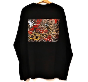 No Nothing Knot Long Sleeve Tee BLACK