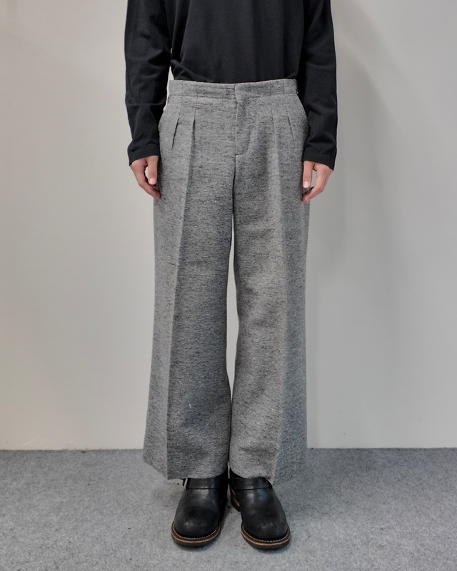 【Maison Margiela】cropped nep grey pants