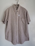 1960’s Vintage USA J.C.Penney Nep Stripe Button-Up Shirt／L