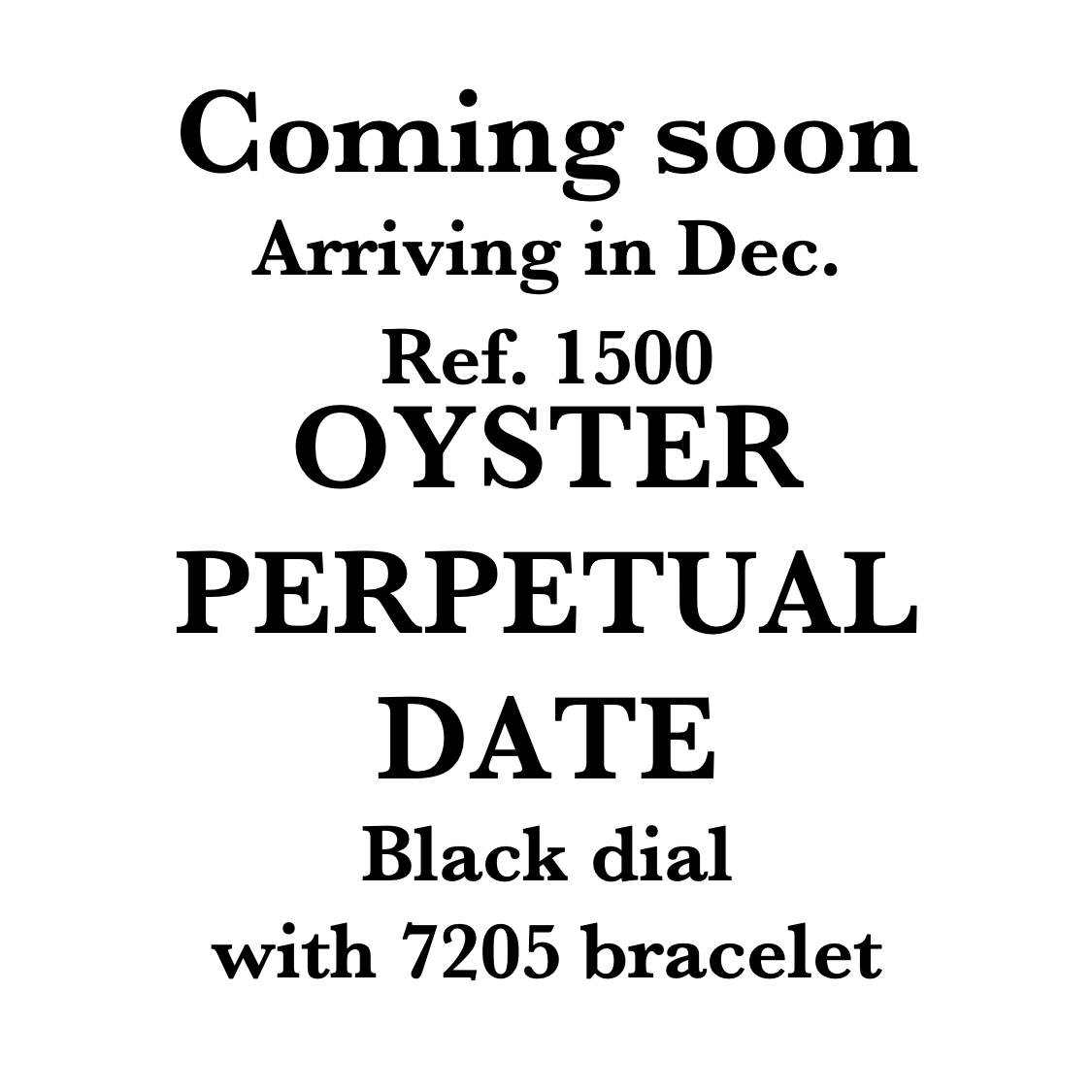 Rolex Oyster Perpetual Date 1500 (2******) Black Matte Dial with Original Guarantee Paper