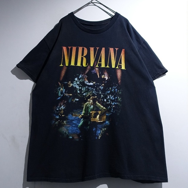 "NIRVANA" MTV Unplugged Print Design T-Shirt