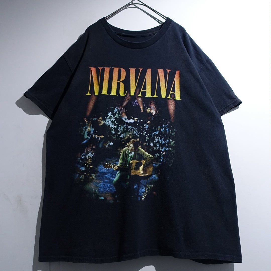 "NIRVANA" MTV Unplugged Print Design T-Shirt