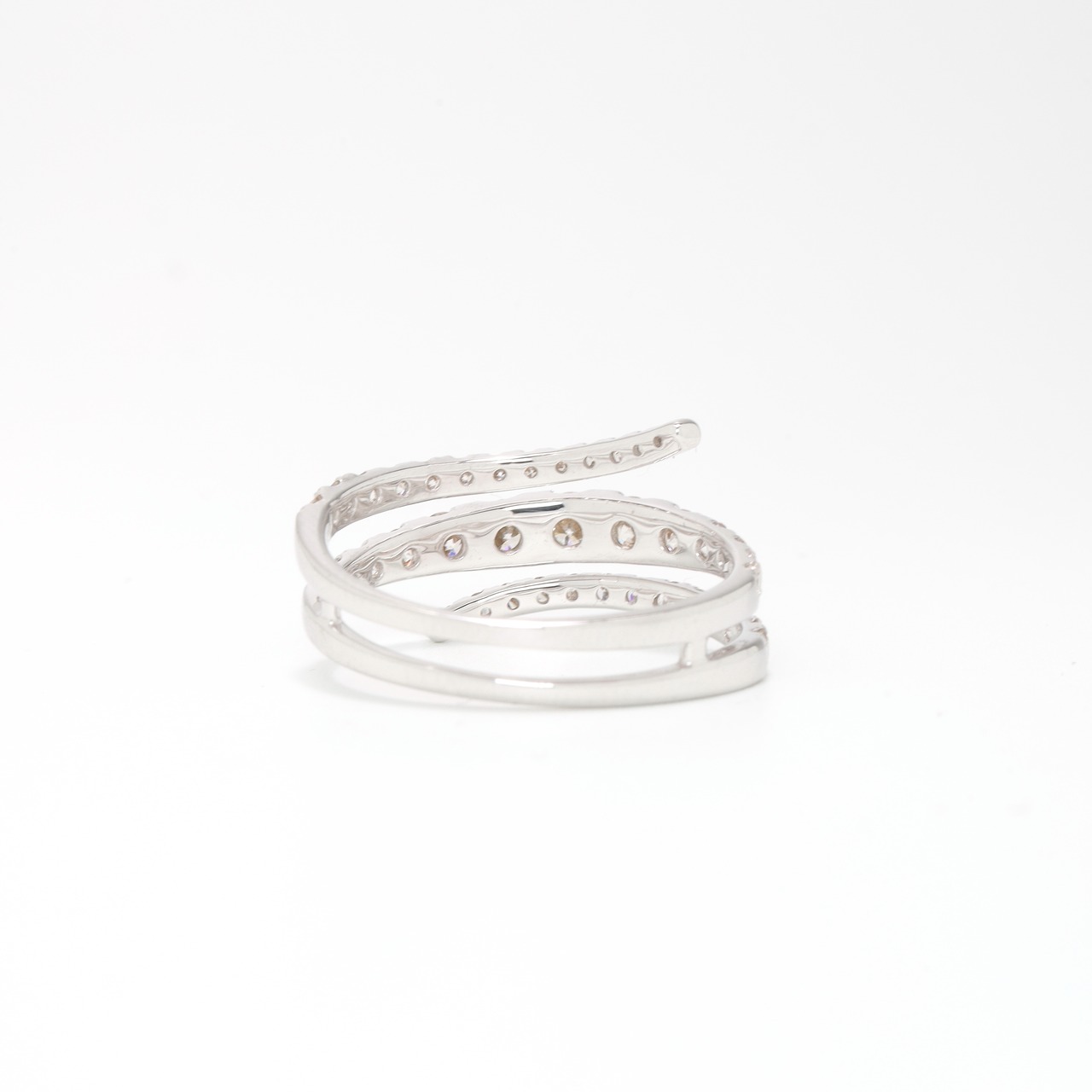 ダイヤモンド デザイン リング K18 (WG) / 1.000ct