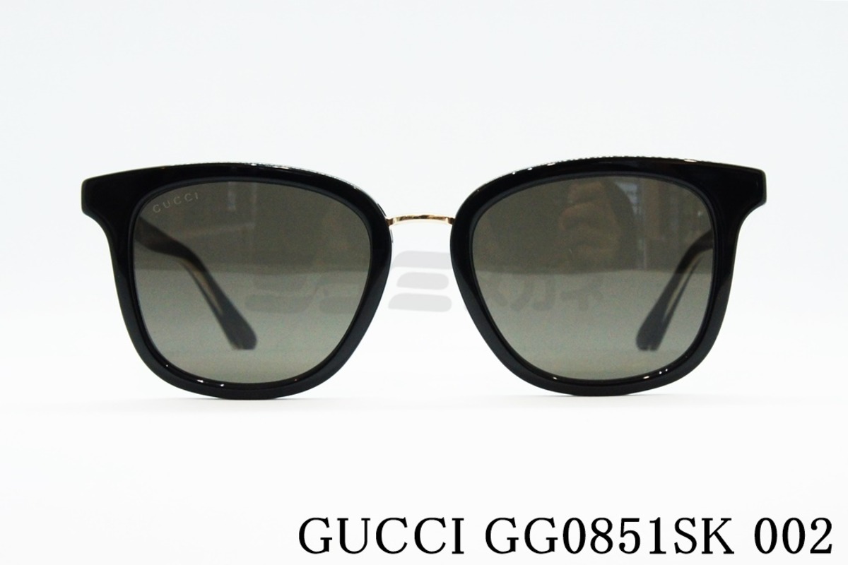 朝倉未来さん着用】GUCCI サングラス GG0851SK 002 ウェリントン 