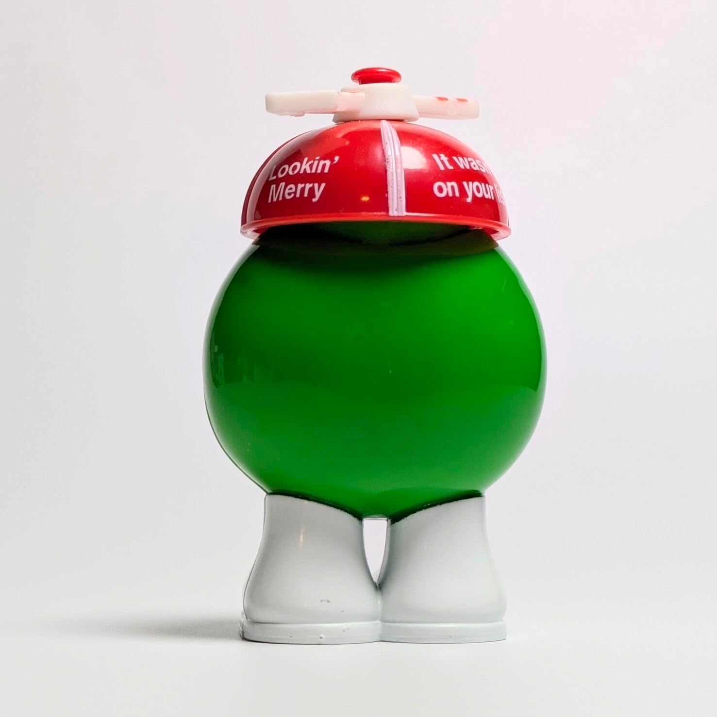 ☆VINTAGE JUNK☆【 m&m's  ( エムアンドエムズ ) 】 Mini container / コンテイナー / レッドハット / Holiday / ホリデー / クリスマス〚アメリカン雑貨 アメトイ〛