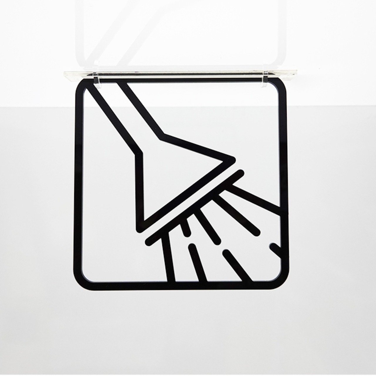 ツケレルン（3Wayピクトサイン）軽量 アクリル 突き出し 看板 （シャワー室01）3way-0057 - 4