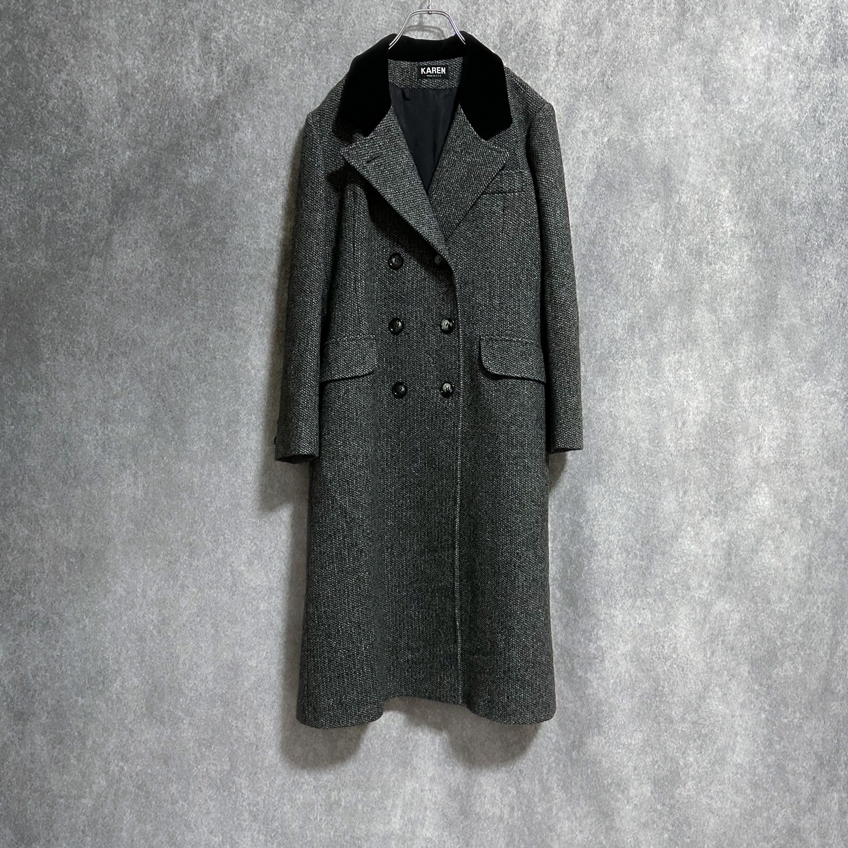 90s 2way purewool stand collar chester coat 90年代 ウールコート