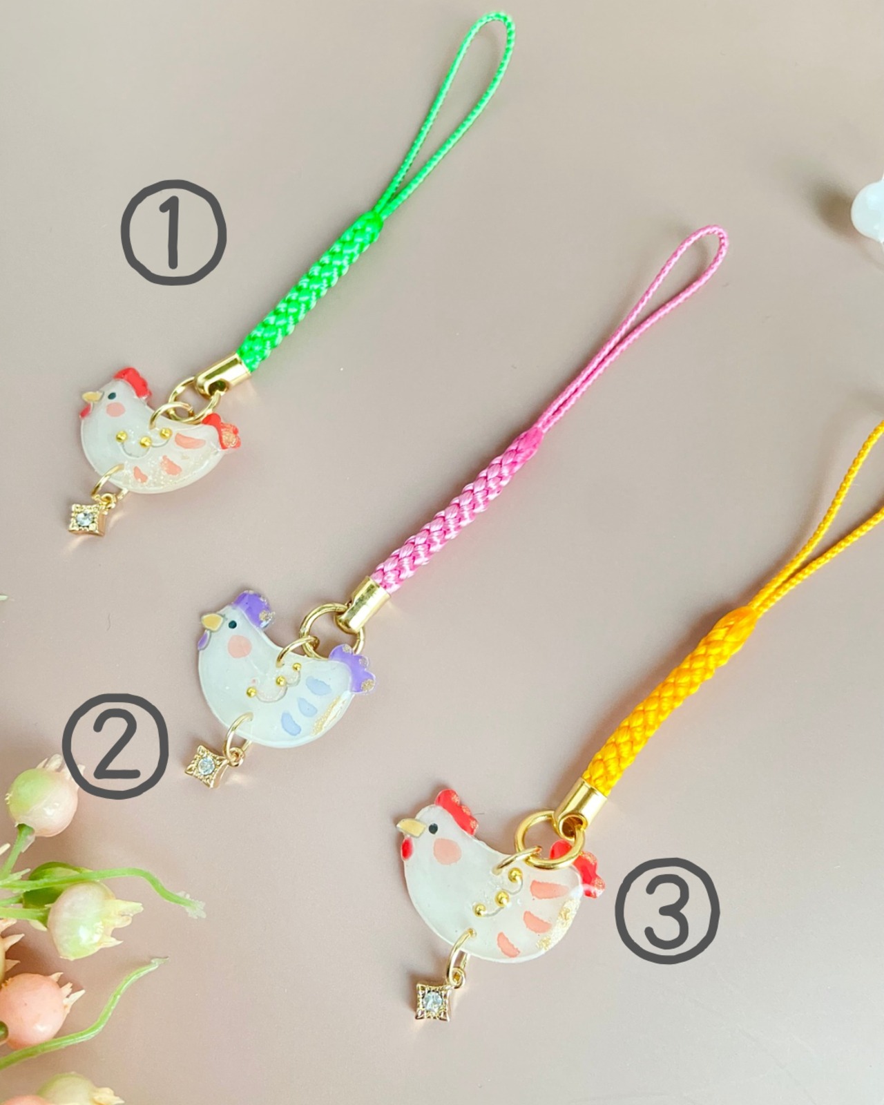 ストラップ『ちびちびコッコ』