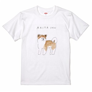 秋田犬　Tシャツ