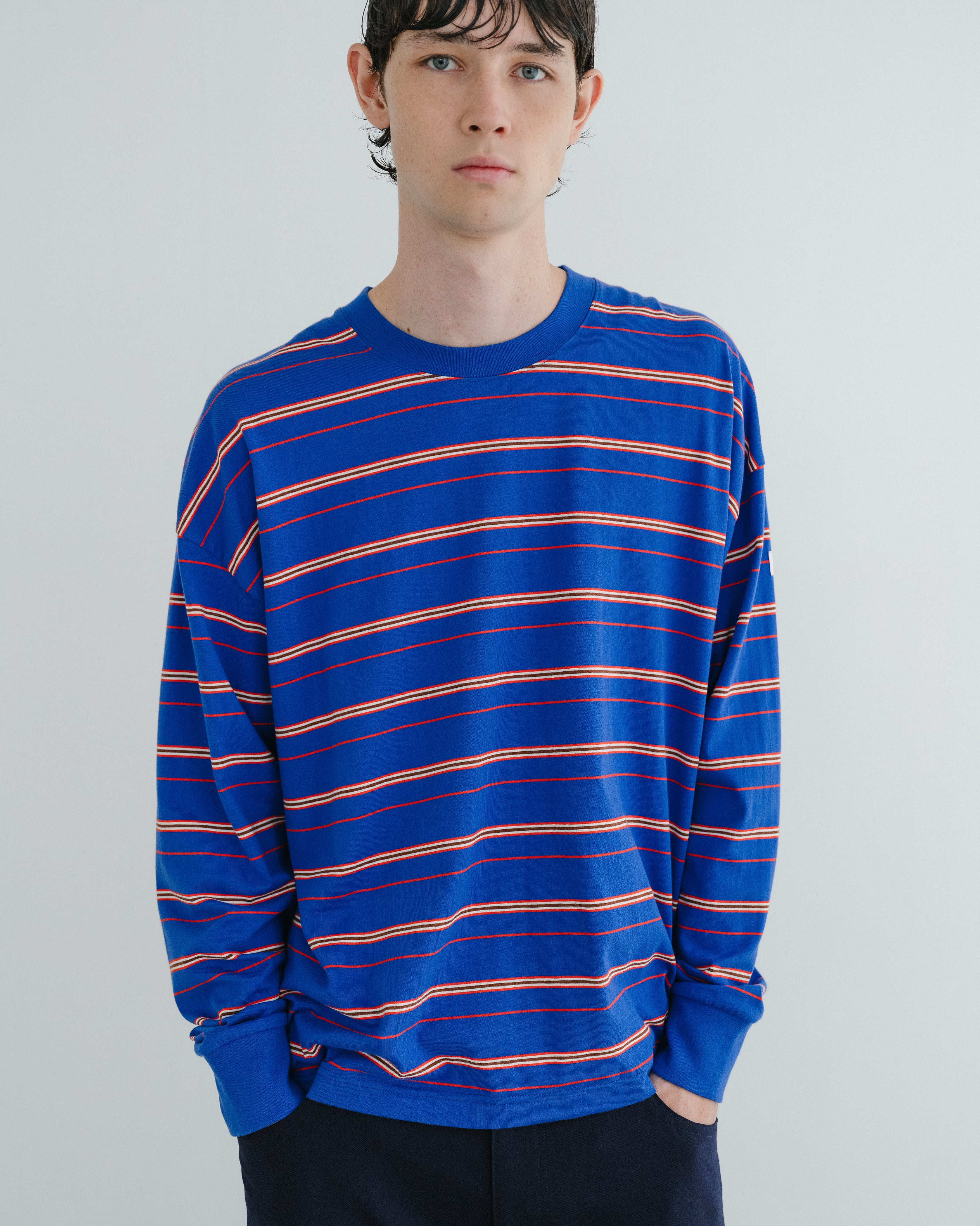 Border long sleeve tee（BLUE） | TTTMSW
