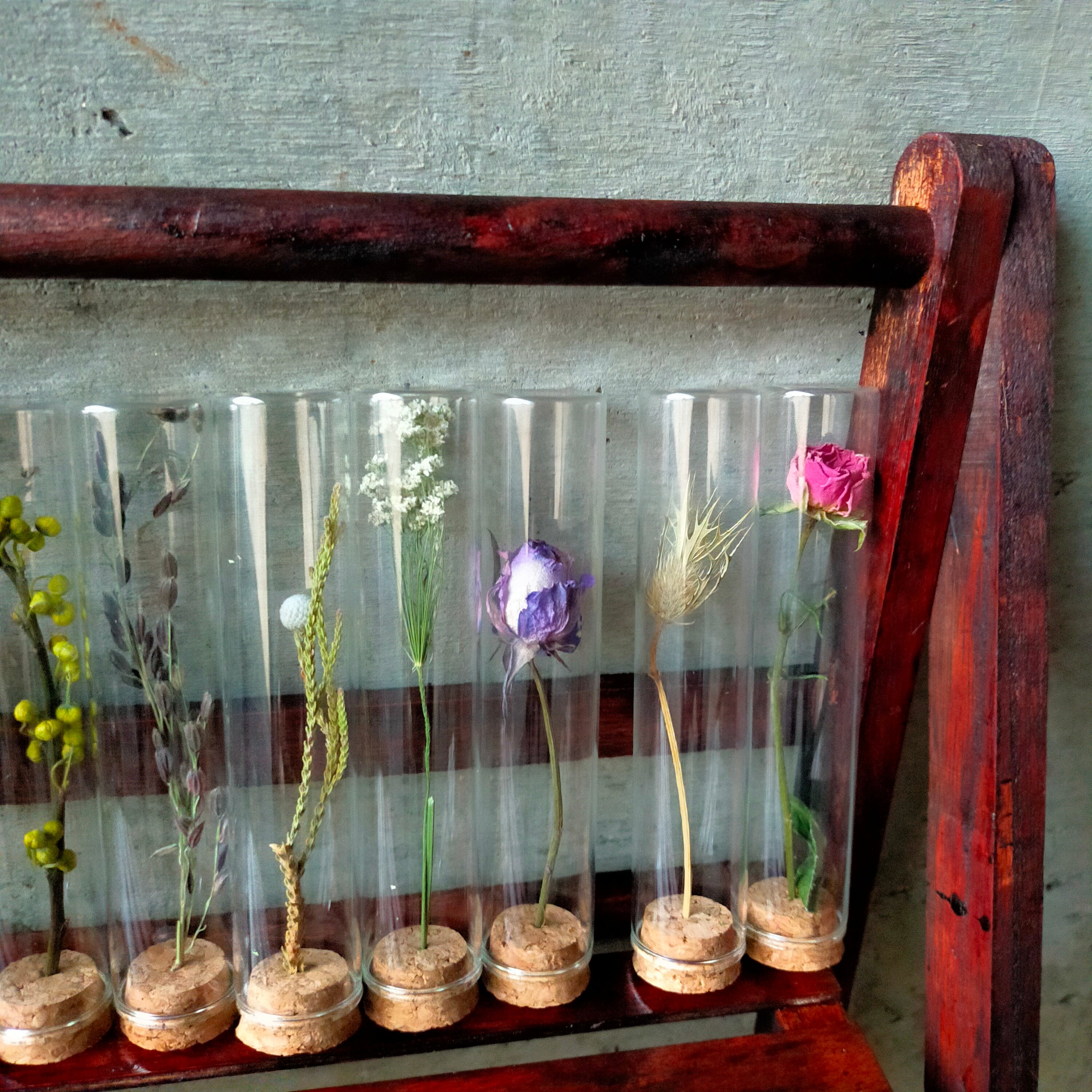 "凛”テストチューブ入りドライフラワー【"RIN" Dried Flowers in Test Tube 】