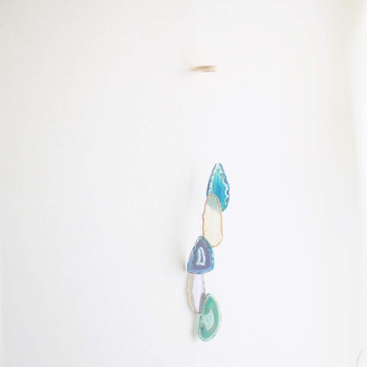 Deep Sea - アゲートヒーリングチャイム / Agate Sun Catcher Wind Chime 231