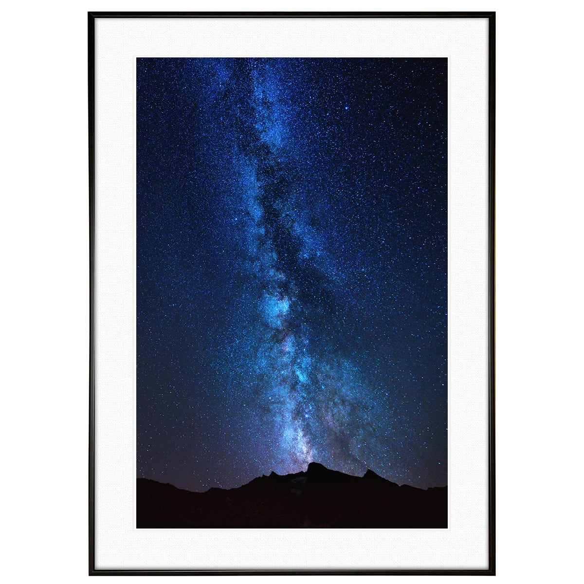 星空写真 Starry Night Sky インテリアアートポスター額装 AS0276