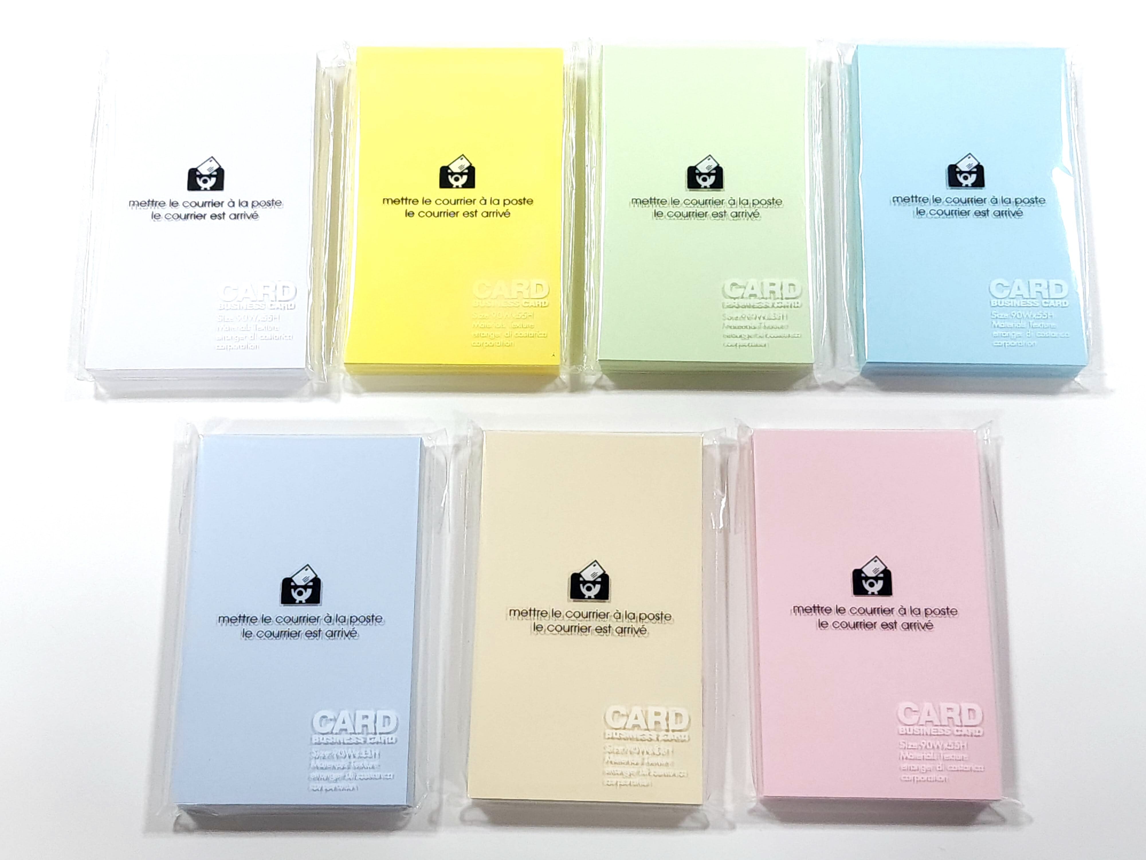 【エトランジェ】ミニカード パステル・クラフト