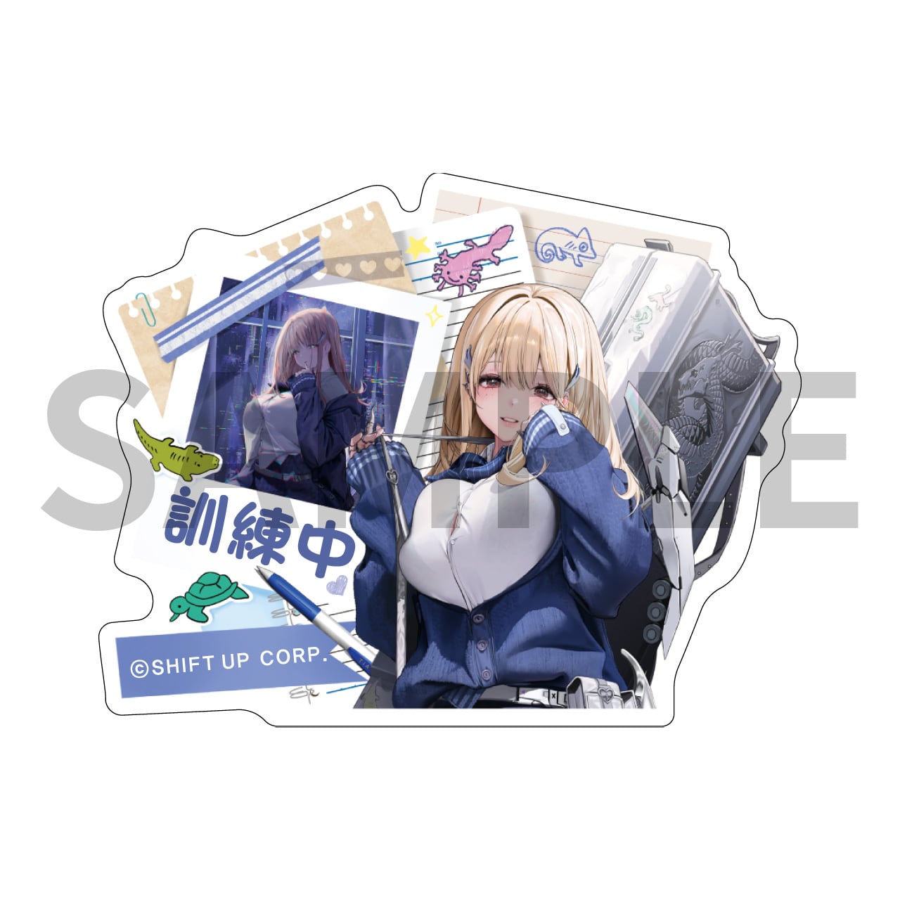 ストア限定】NIKKE M.M.R.附属高校 トレーディングスタンドクリップ
