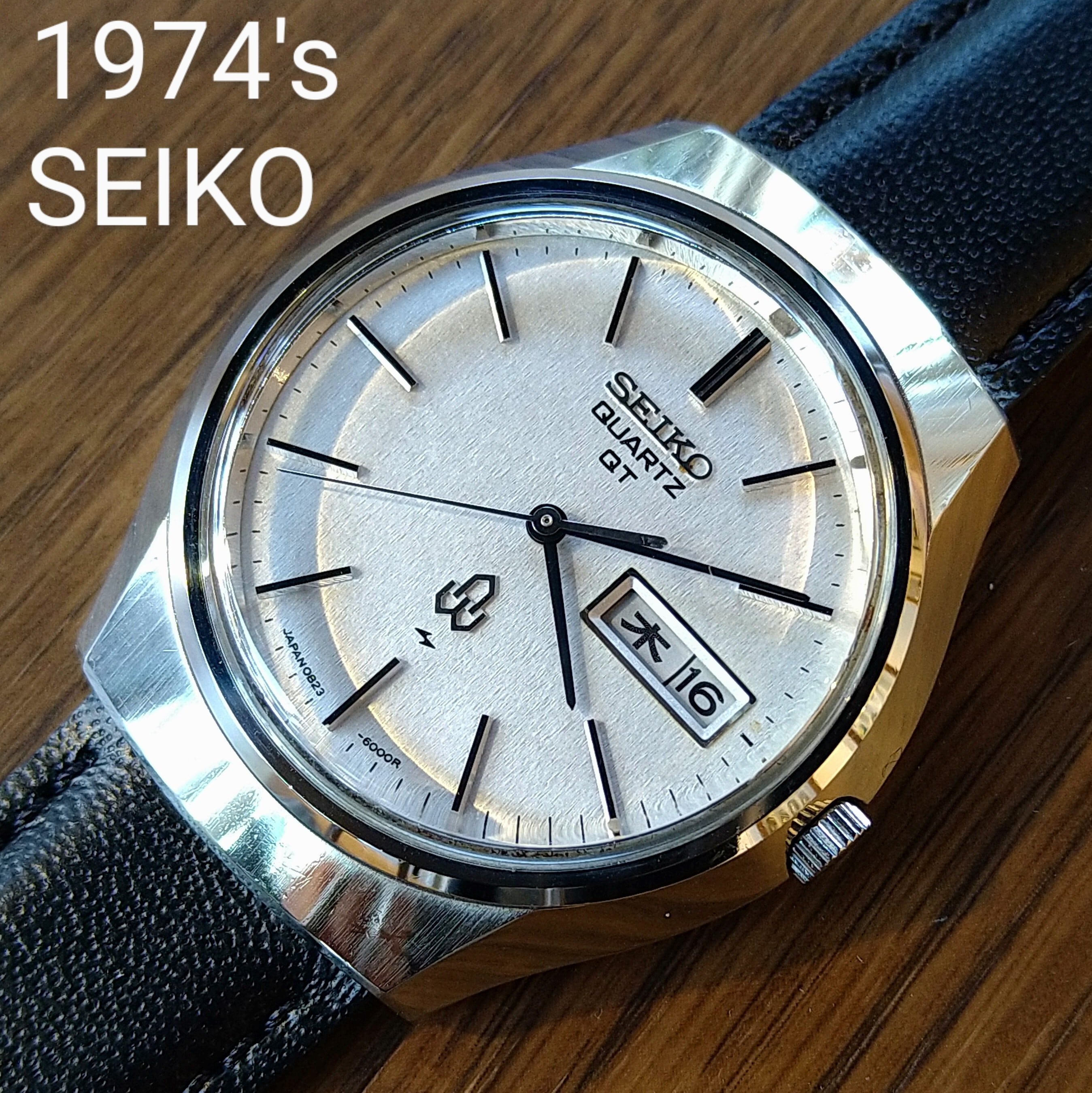 SEIKO 動作品　QZクォーツ 1974年　ヴィンテージ