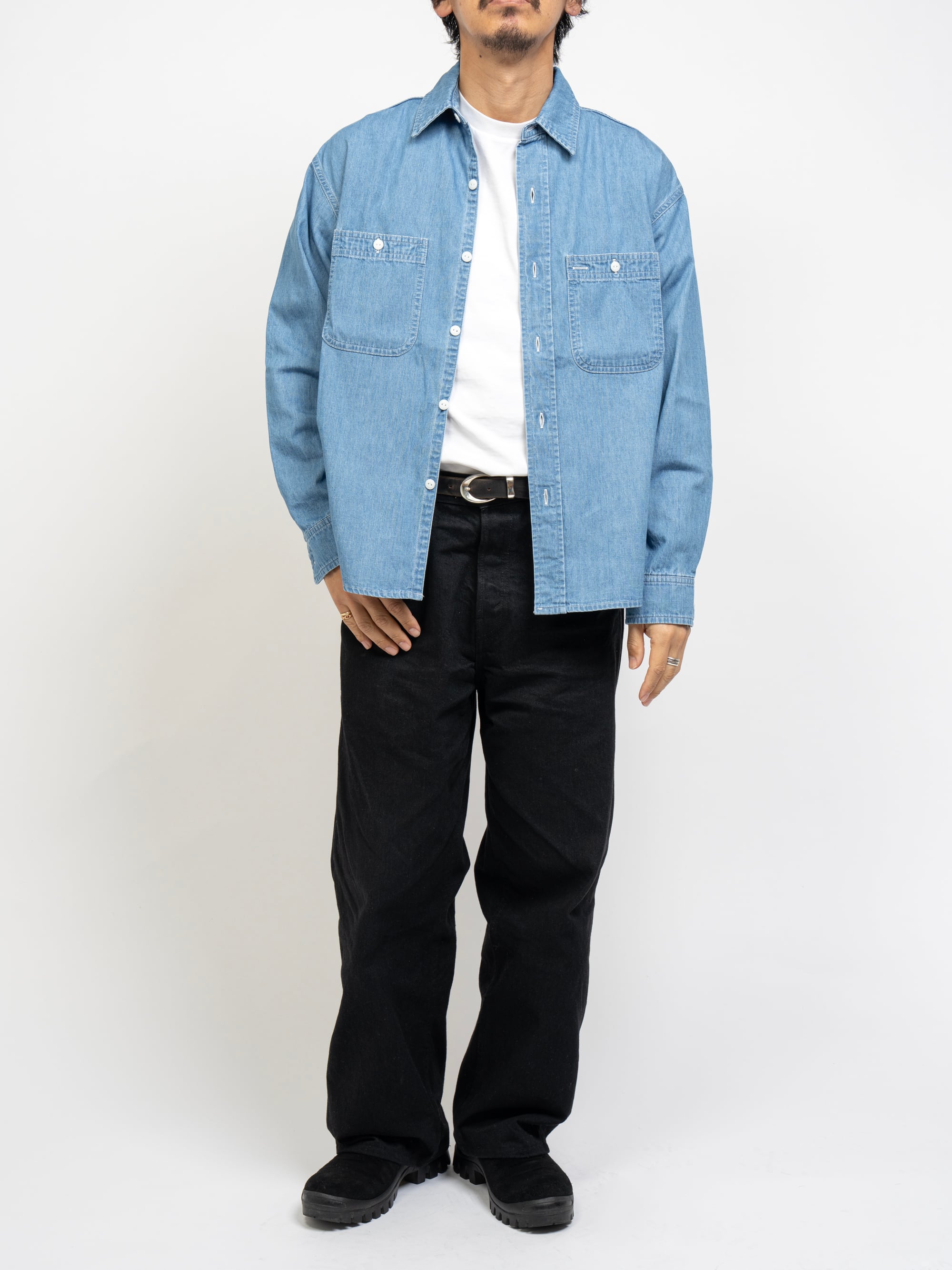 OVY Selvedge Chambray Shirt M サイズ Selvedge Chambray Shirt | OVY
