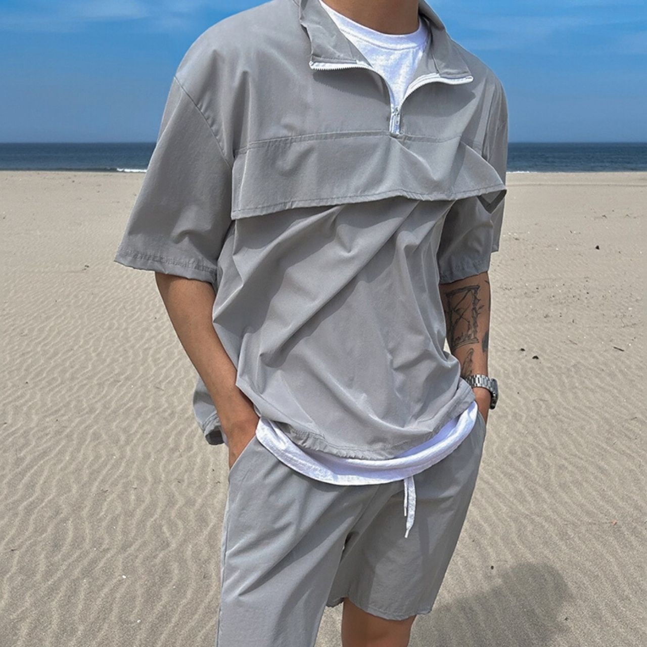 スポーティーショーツ （別売りでセットアップのハーフジップTシャツあり）　MT0080445