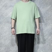 light green waffle tee