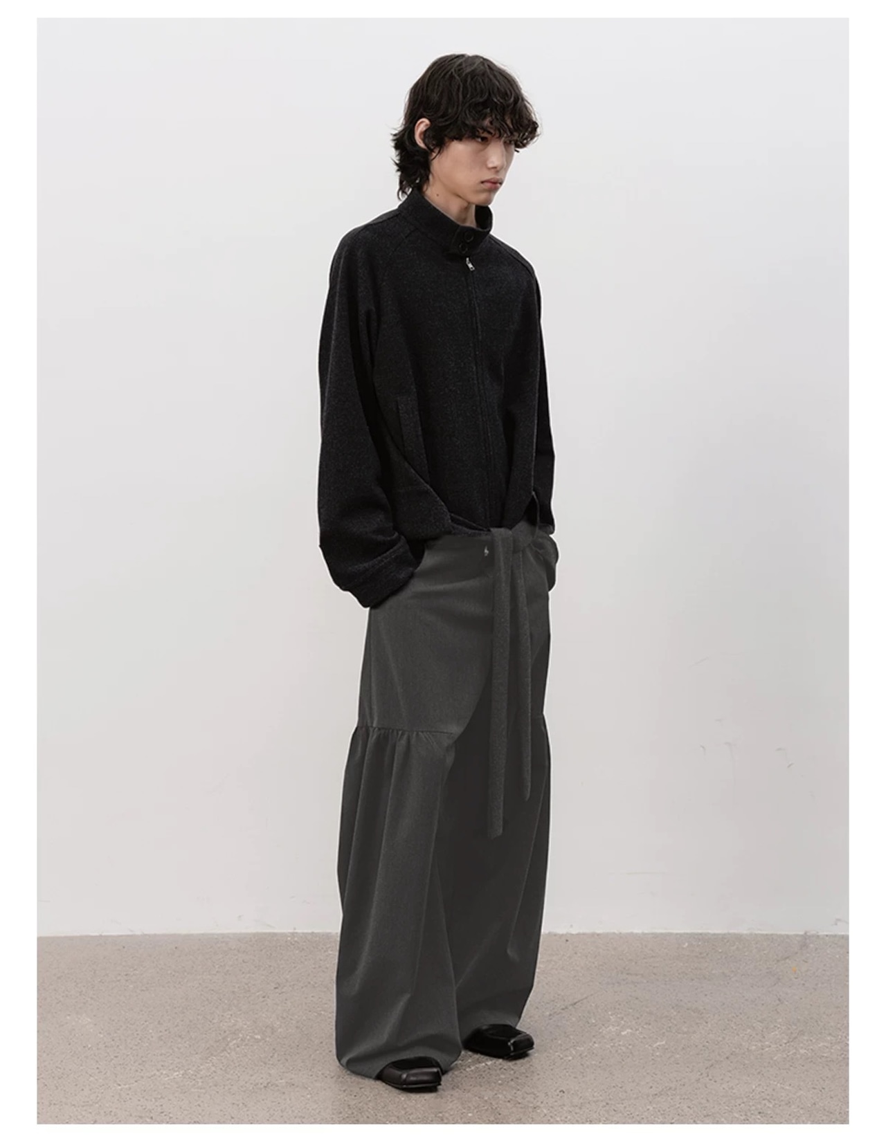 JCAESAR STUDIO Laced Square-Toe Shoes