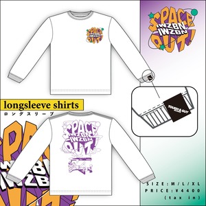 『SPACE OUT !』Long Sleeve T-shirt / White