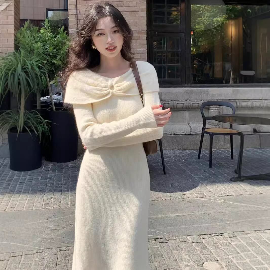 【dress】ニットワンピース M26068