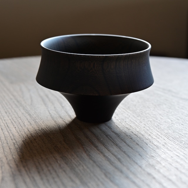 我戸幹男商店　TSUMUGI 汁椀 富士  / Gatomikio  TSUMUGI  SOUP  BOWL FUJI M 黒