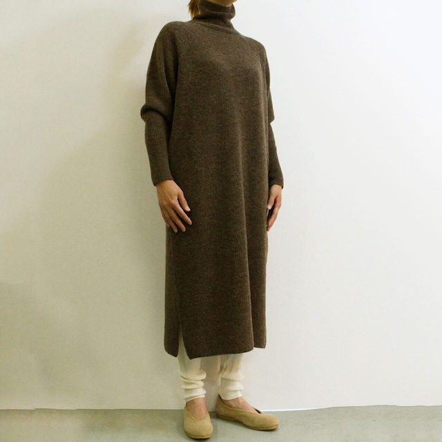 COMM.ARCH  コム・アーチ　  ALPACA WOOL TOWL ONE PIECE　アルパカウール　ニットワンピース