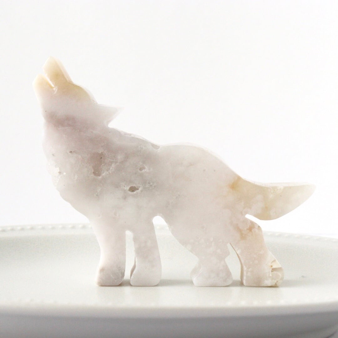 ブルーチェリーブロッサムアゲート☾　一粒　チャーム お守り】ブルーチェリーブロッサムアゲート ポイント | Y.S.Y24