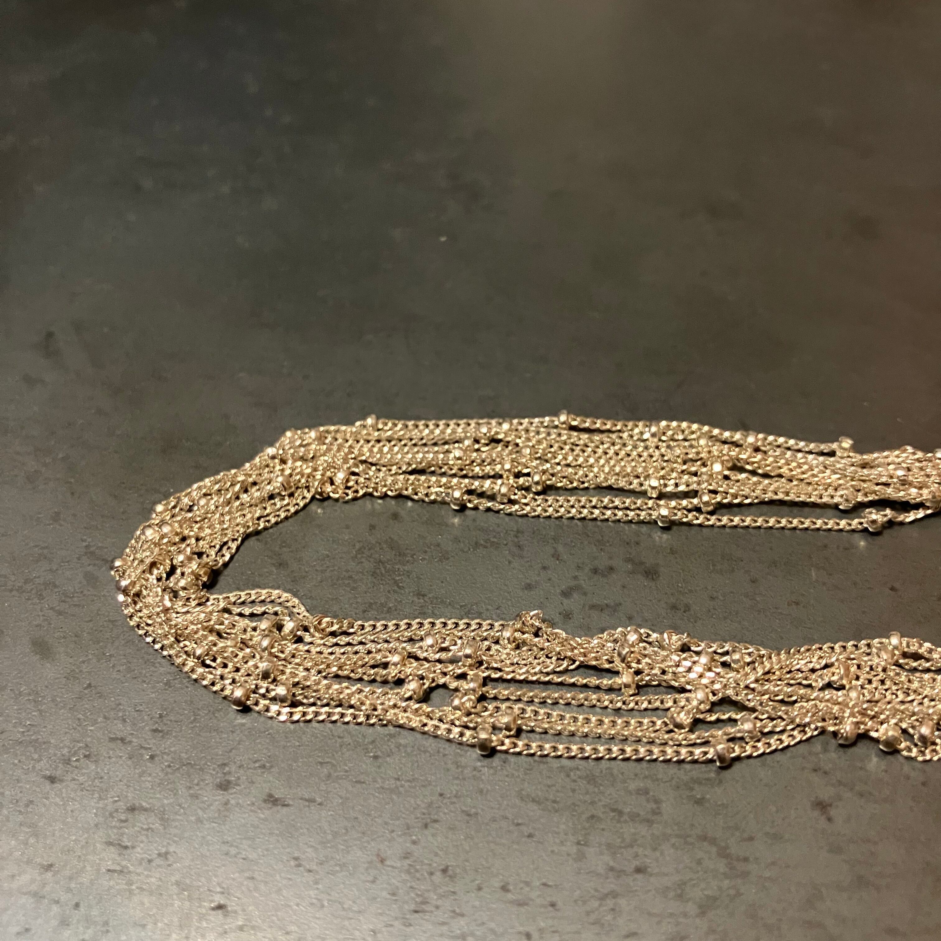 SILVER925 DNA 10LINE BRACELET/シルバー/ブレスレット SILVER925 DNA 10LINE BRACELET/シルバー/ブレスレット