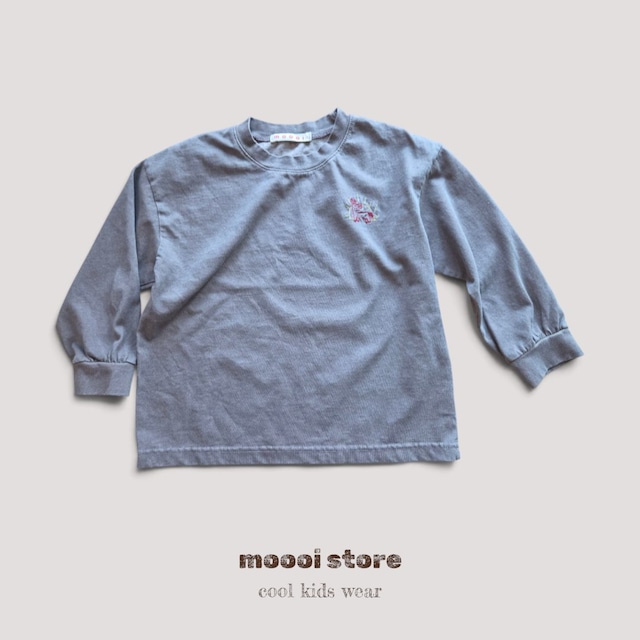 【取寄】moooi store|donkey embroidery tee (brown)|ロバ刺繍T(ブラウン)|S-JM|kids&jr|26 autumn