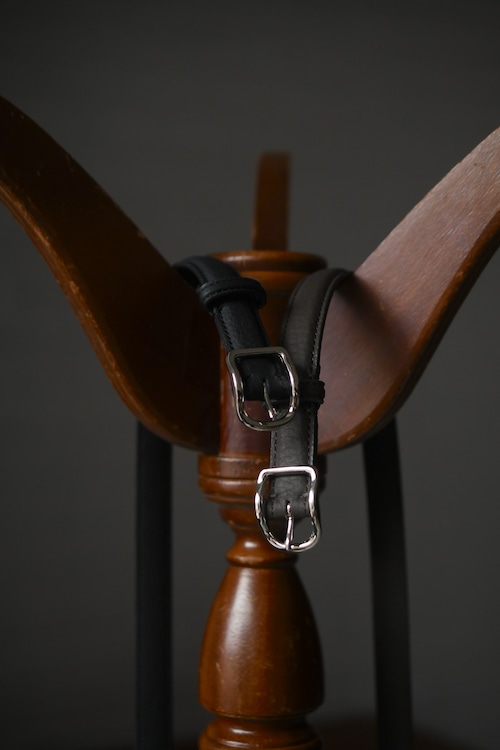 ERA. / EO SHRINK AUTHENTIC NARROW BELT (BLACK,CHOCOLATE)