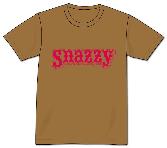 Snazzy Tシャツ キャメル