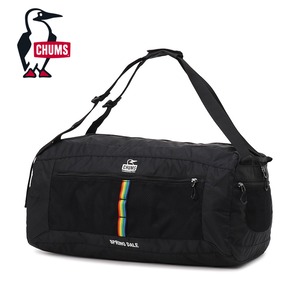 CHUMS チャムス スプリングデール ボストンバッグ 40L｜2WAY ボストン・バックパック｜軽量・大容量｜旅行・スポーツ遠征・アウトドア CH60-4016 BlackRainbow