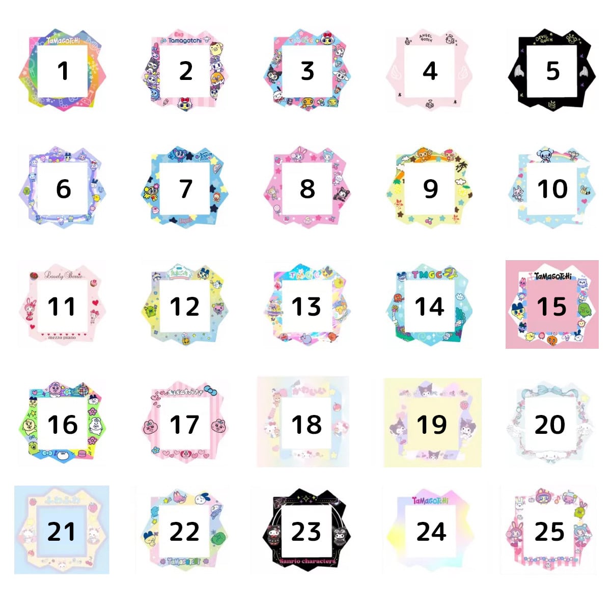 たまごっちパラダイスシール式着せ替えフェイスプレートスキン | Pay ID