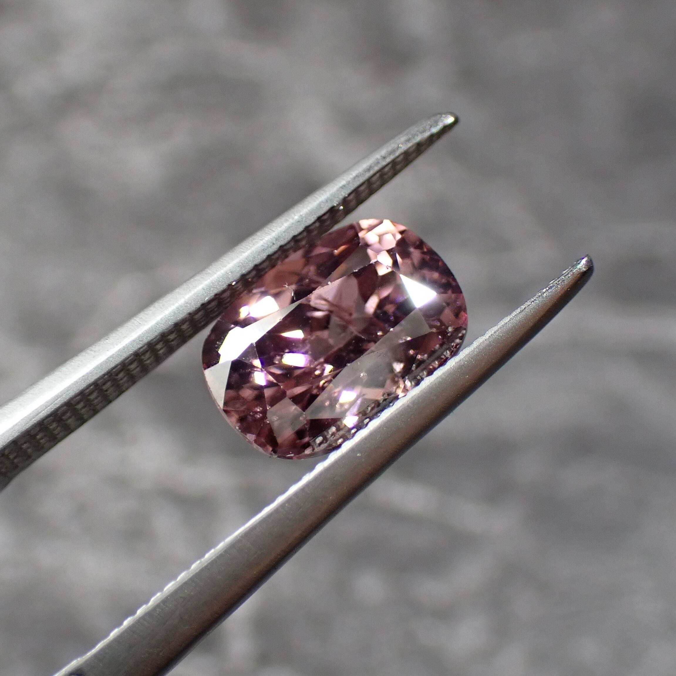 Red/Pink Zircon 8.3×5.9mm 2.45ct Cambodia | One Loose