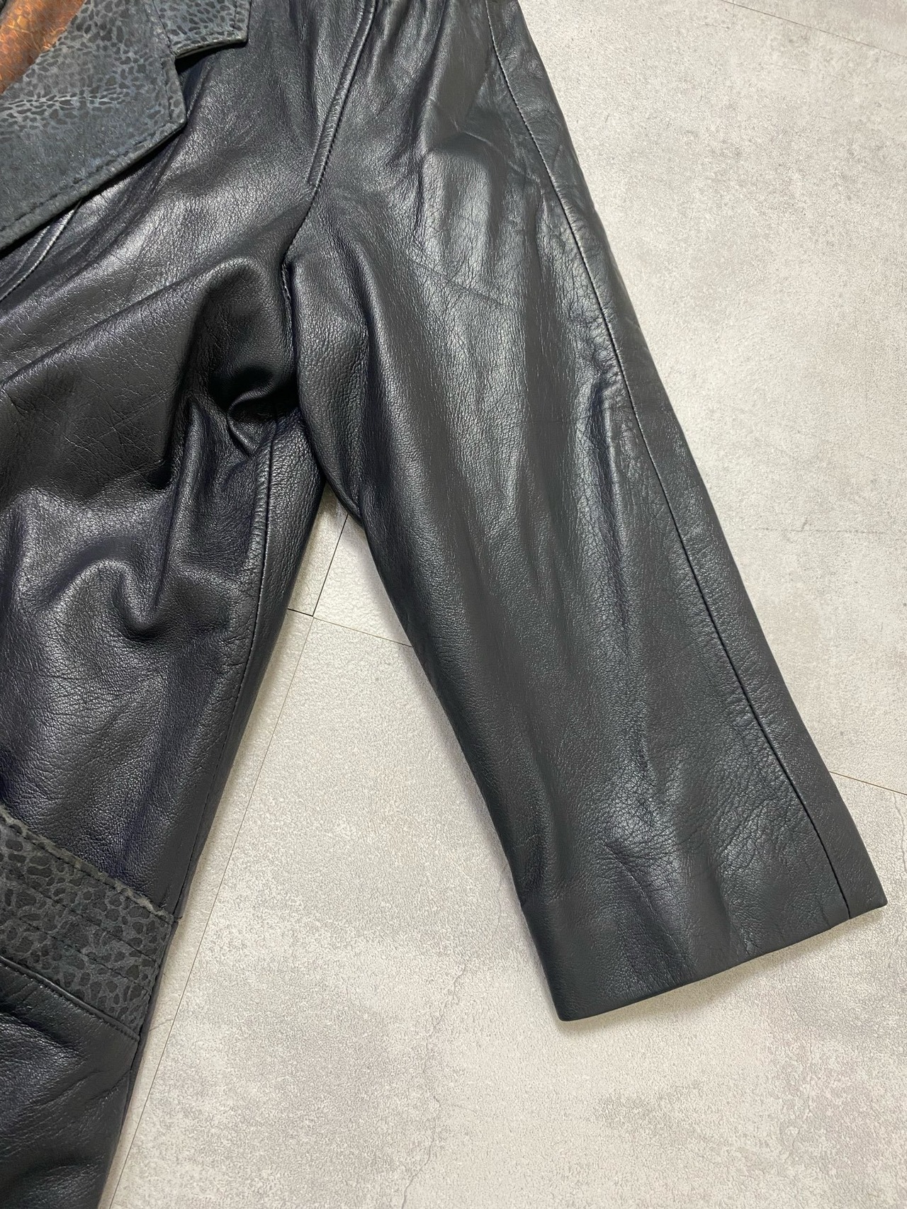 80-90s PINNO COLLOCCI pigskin jacket-3785-12